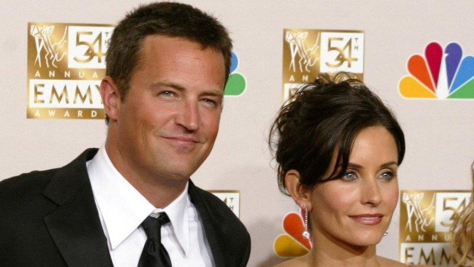 Matthew Perry and Courtney Cox