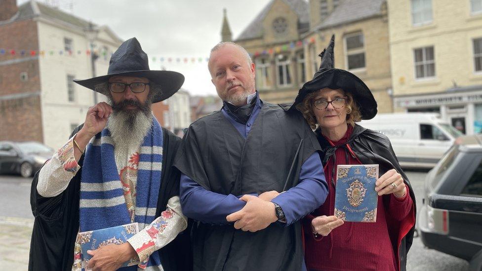 Bill Bevan, Stuart Combellack and Sally-Anne Swindell