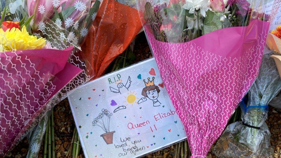 Tribute to the Queen from a young child