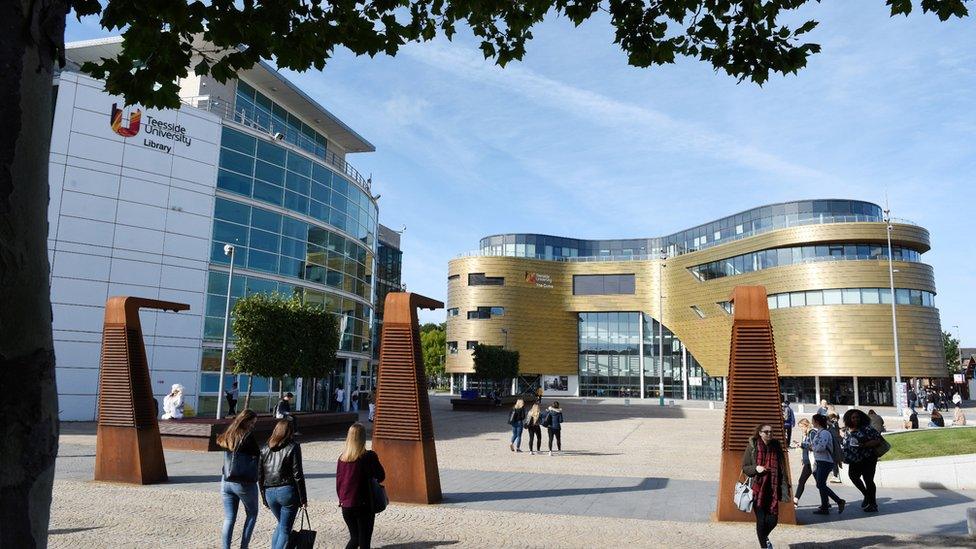 Teesside University campus