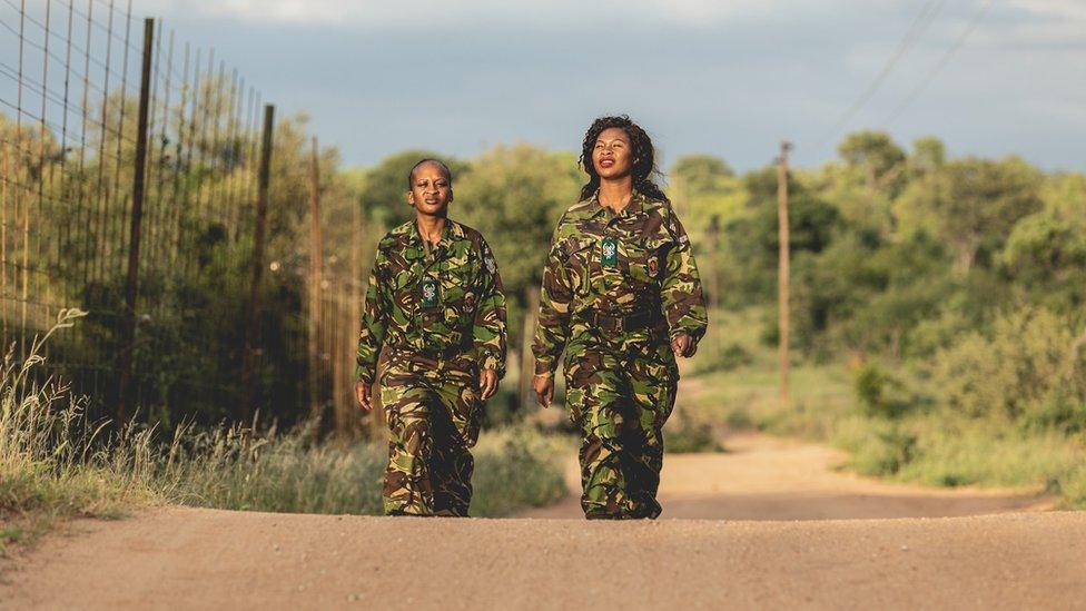 Rangers on patrol.