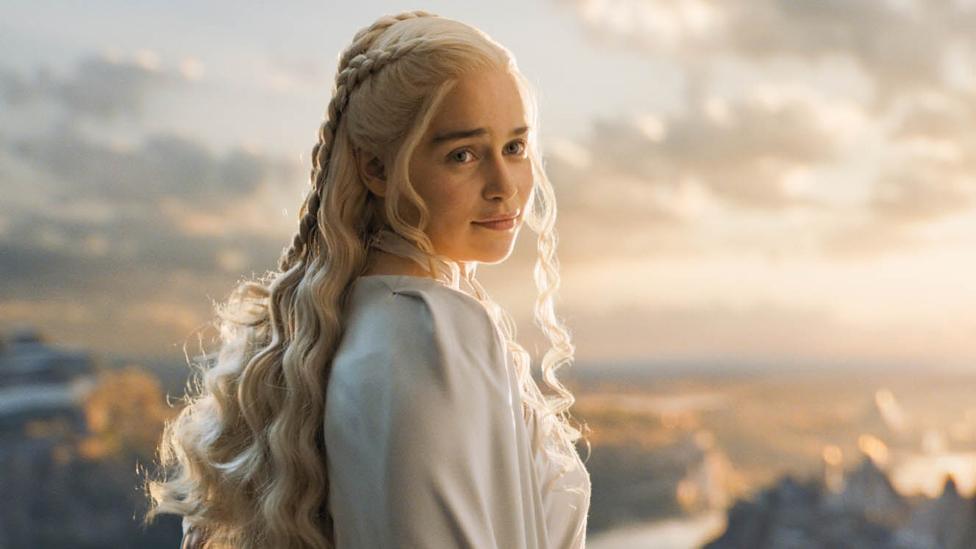 Emilia Clarke as Daenerys Targaryen in Game of Thrones