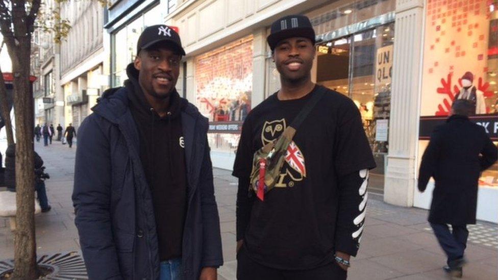 two men on Oxford street