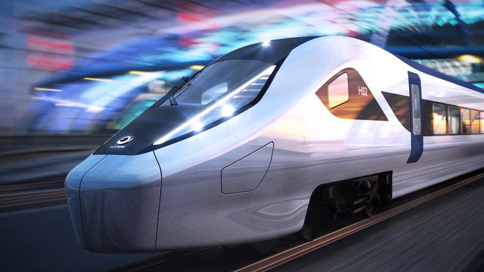 Alstom's proposed design for a HS2 train