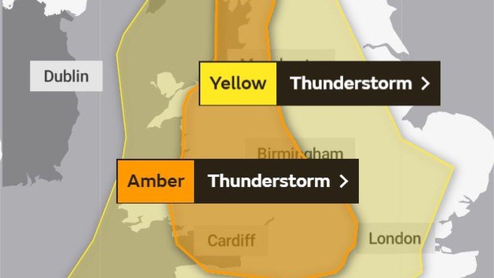 Met Office warning