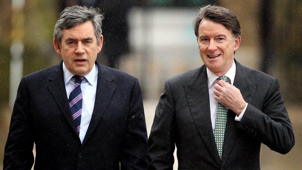 Gordon Brown and Lord Mandelson