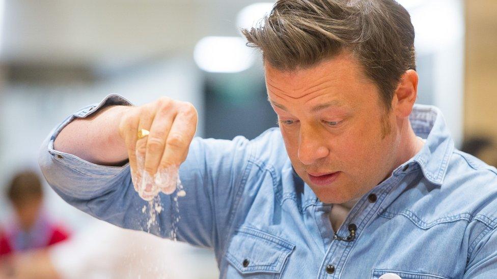 Celebrity chef Jamie Oliver