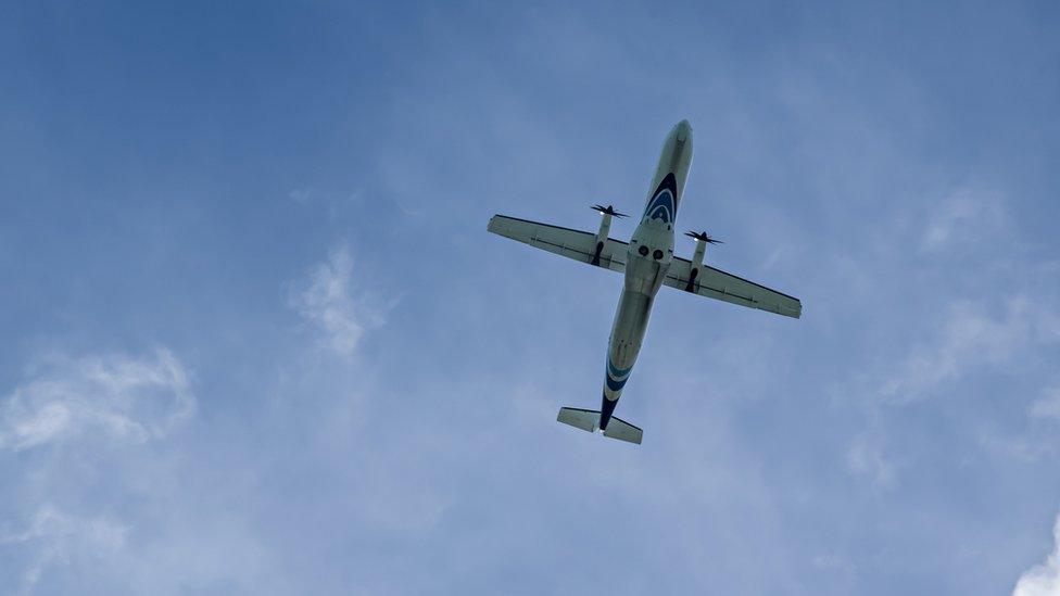 Small passenger plane