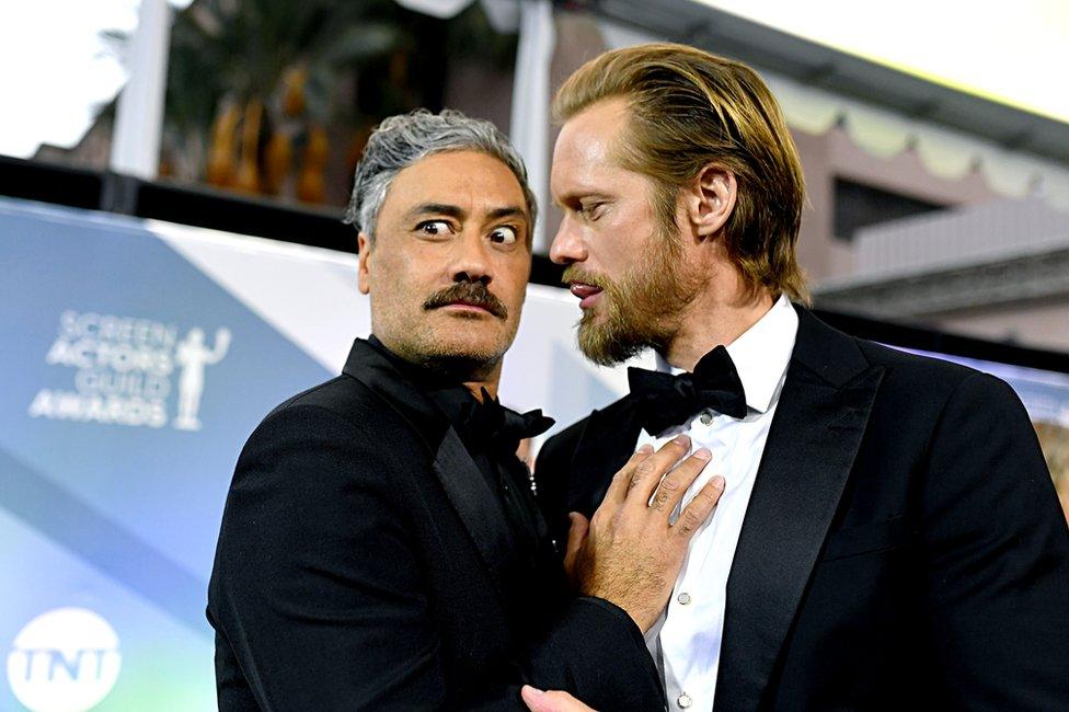 Taika Waititi and Alexander Skarsgard