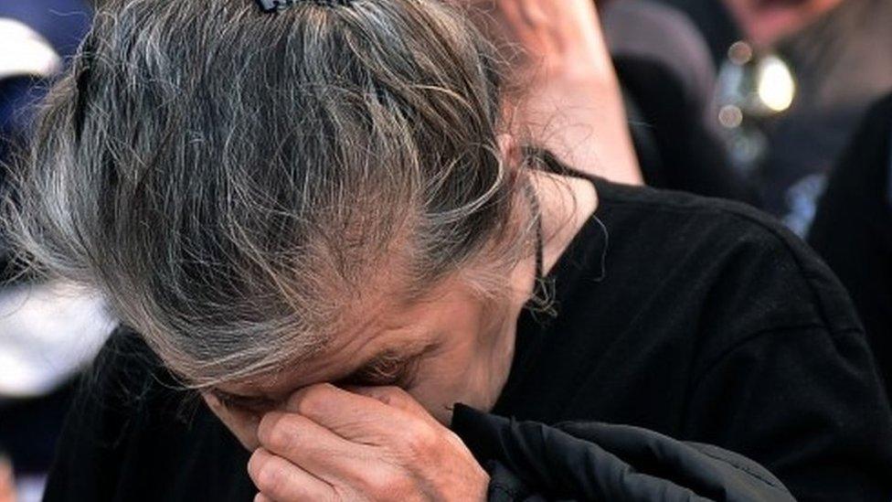 Worried pensioner waits outside bank in Athens, 29 June 2015