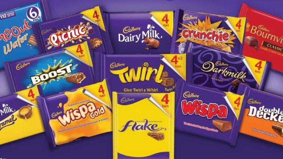 Cadbury multipacks