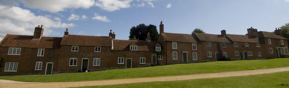 row of houses