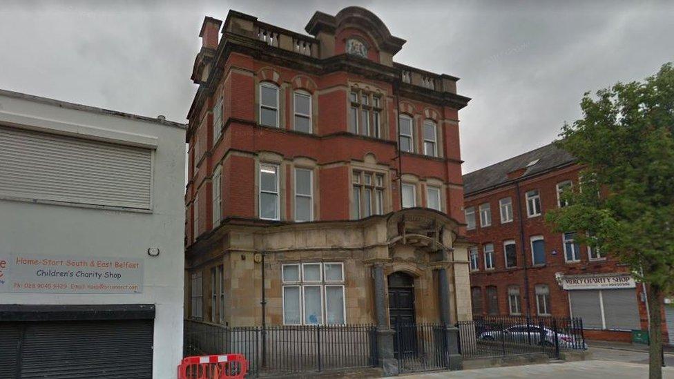 Historic listed building on Albertbridge Road