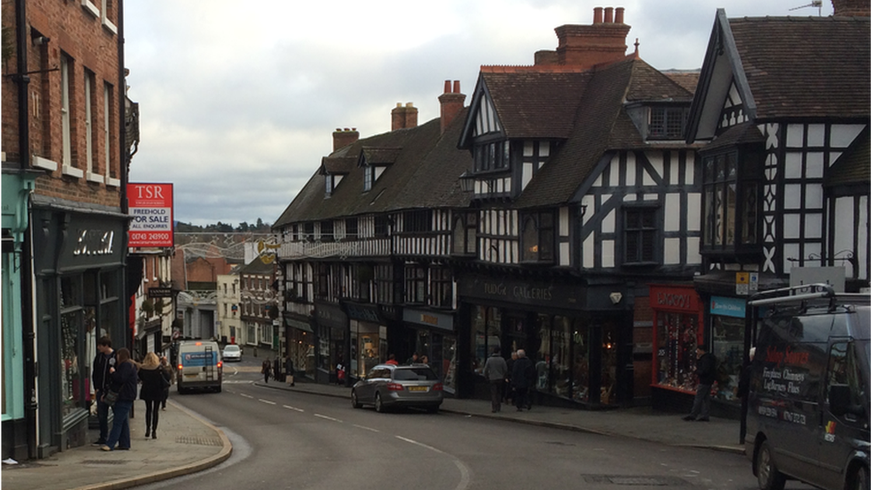 Wyle Cop in Shrewsbury