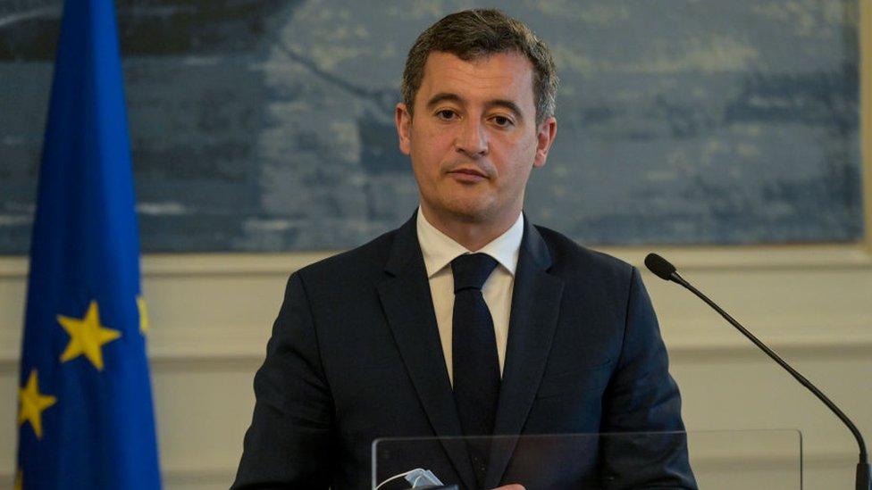 French interior minister Gérald Darmanin