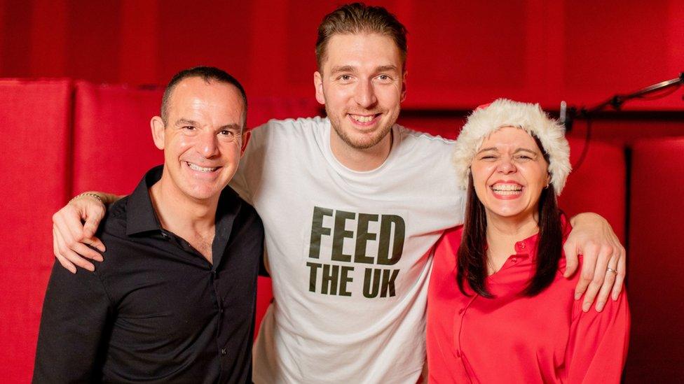 Martin Lewis (left), Mark Hoyle (middle) and Roxie Hoyle (right)