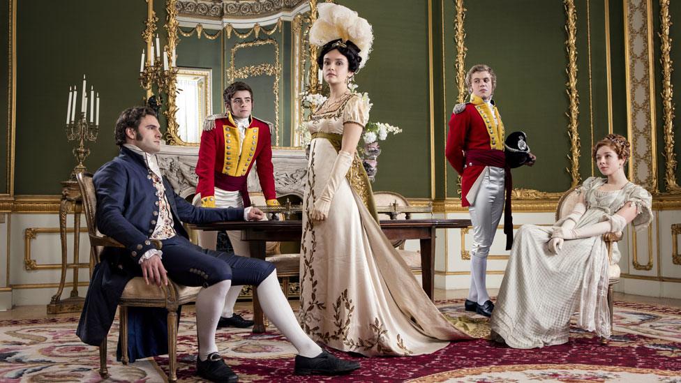 Tom Bateman, Charlie Rowe, Olivia Cooke, Johnny Flynn and Claudia Jessie in Vanity Fair