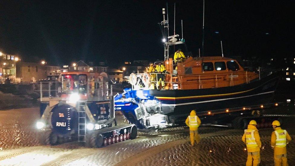 St Ives lifeboat