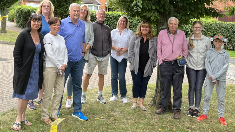 Residents at Fallowfields in Crick