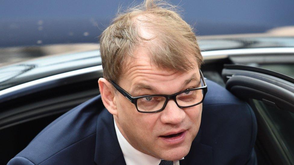 Finnish PM Juha Sipila (file pic)