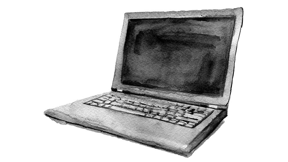 A laptop