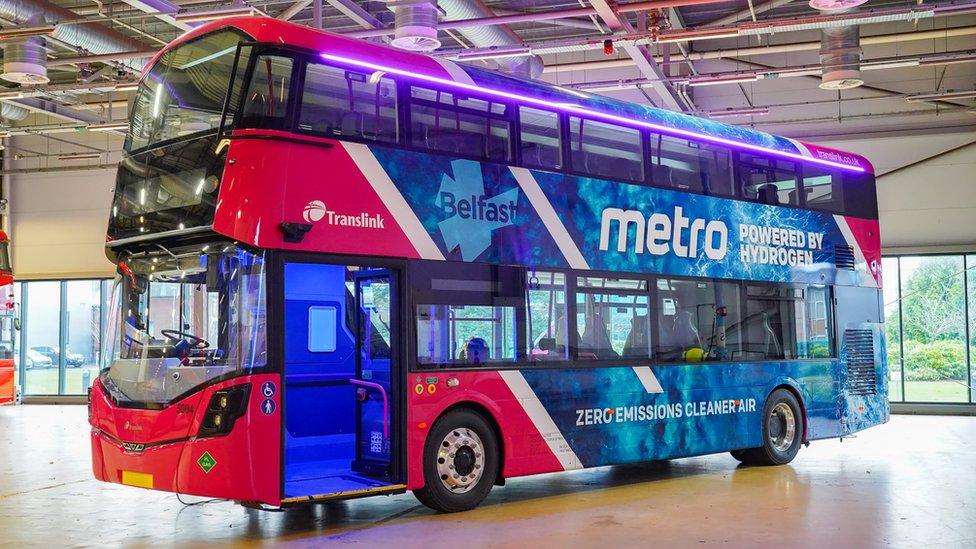 Wrightbus hydrogen bus.