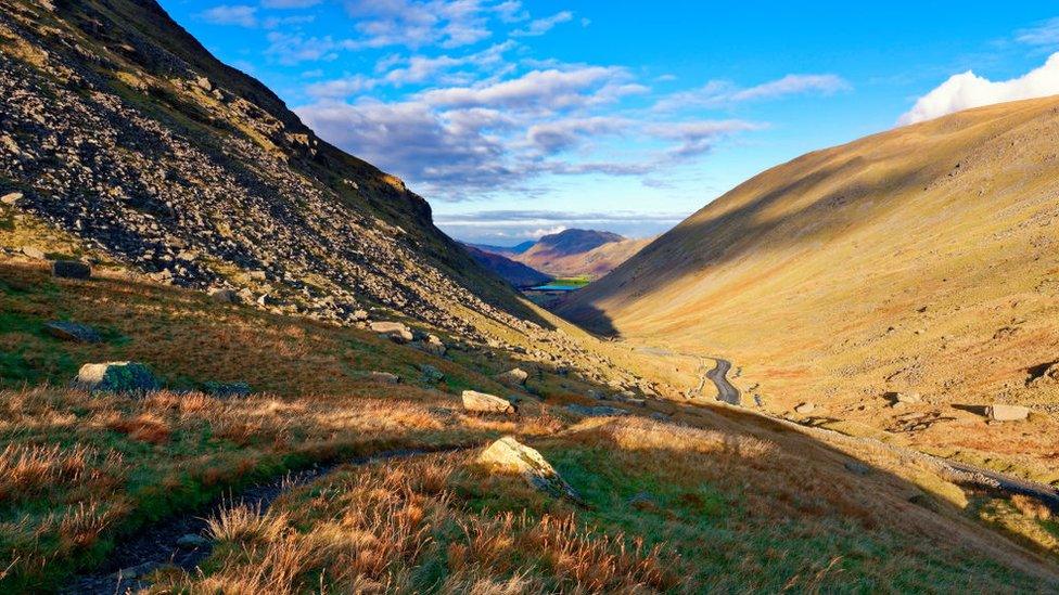 View along Kirkstone Pass