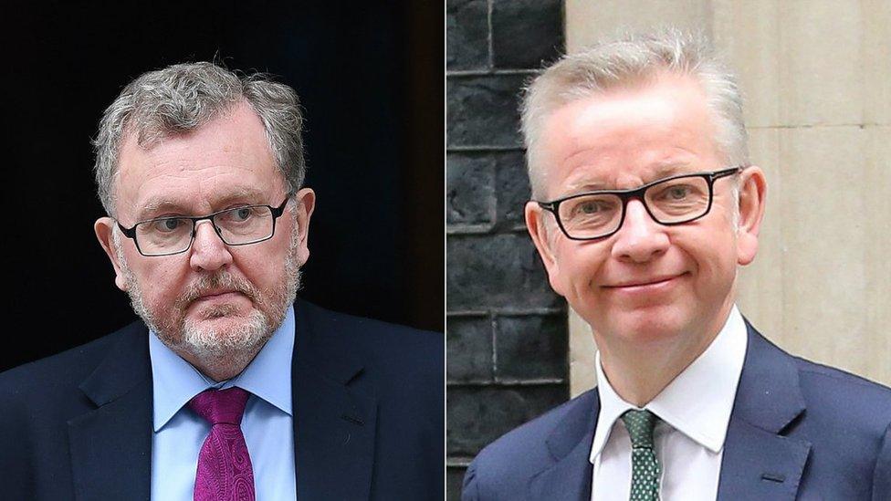 David Mundell and Michael Gove