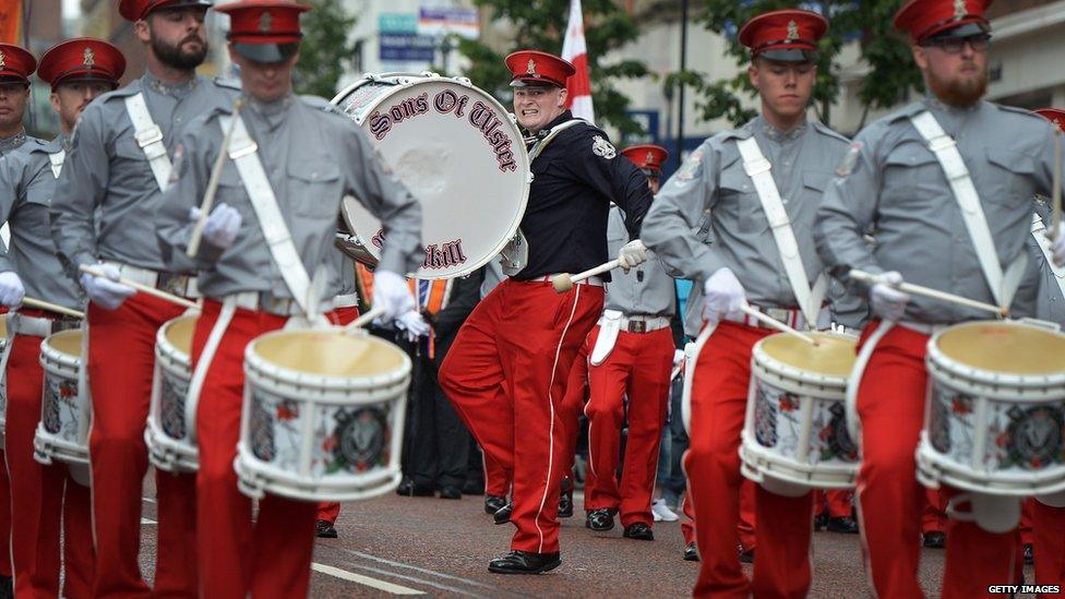 Bands spend all year practicing for the day, which many see as the biggest day of the year.