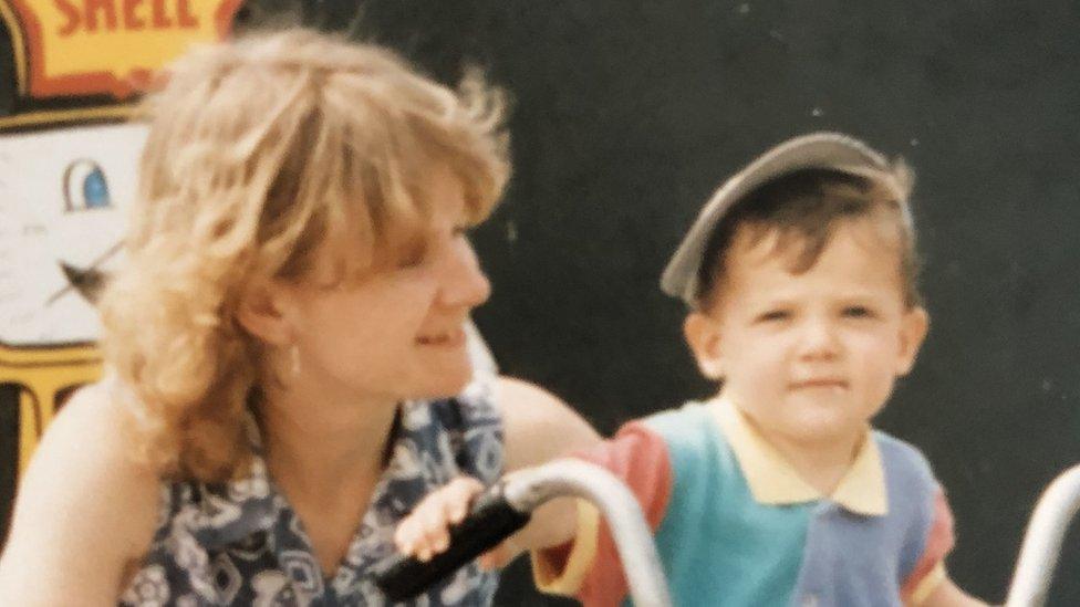 William Goodge and his mother Amanda