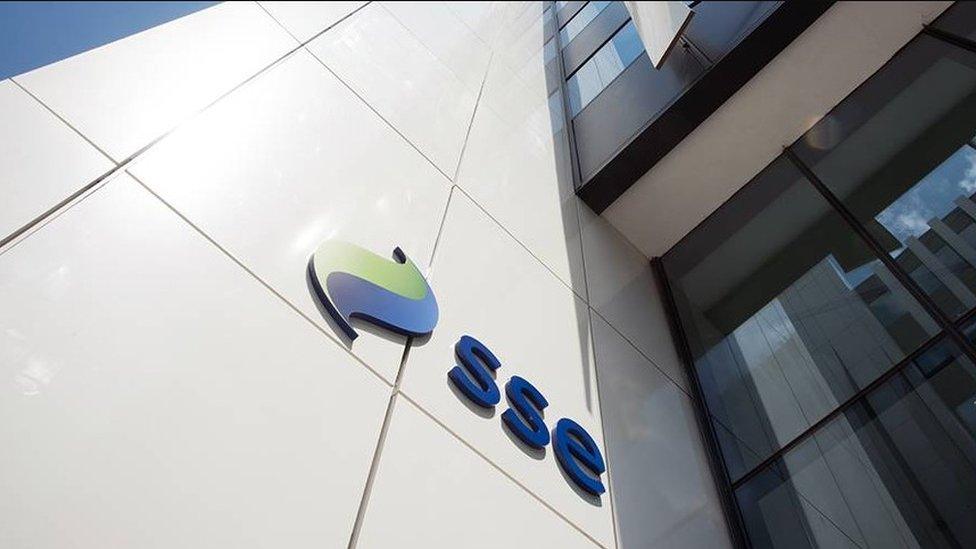 SSE logo on office building