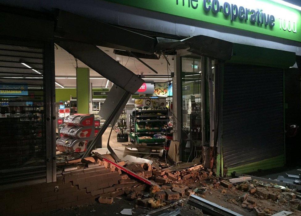 Ram-raid at Wollaston
