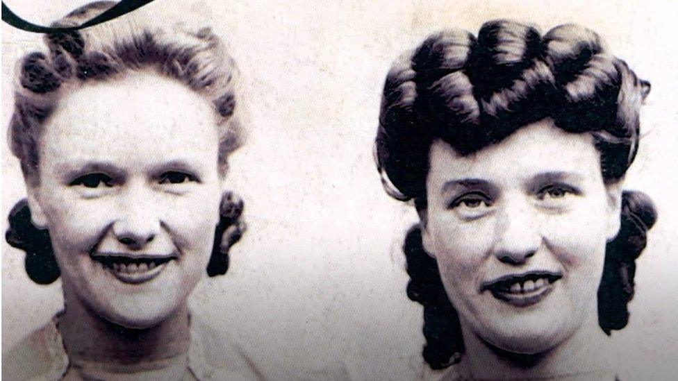 Thelma Barratt and Elma Harris