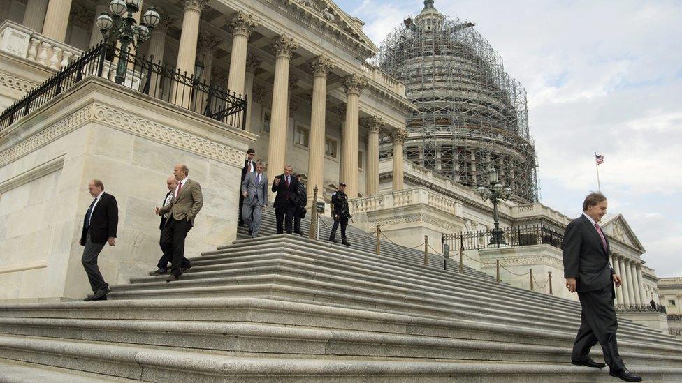 US Congress leaders on the Hill