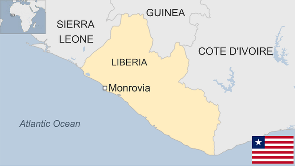 Map of Liberia