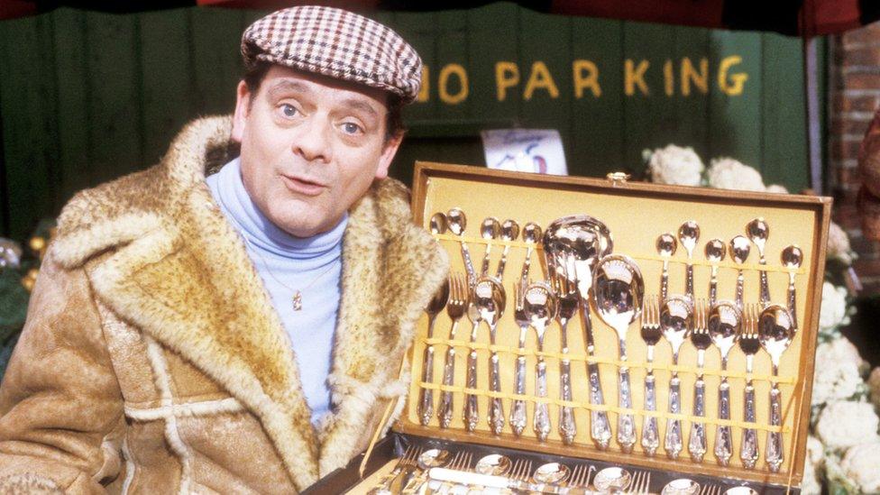 David Jason as Del Boy in Only Fools and Horses