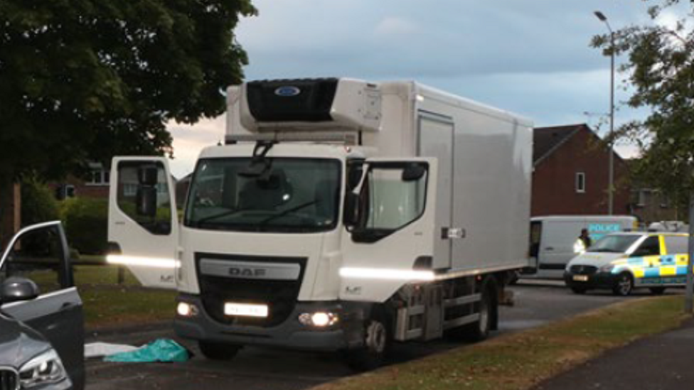 The lorry stolen by Jones