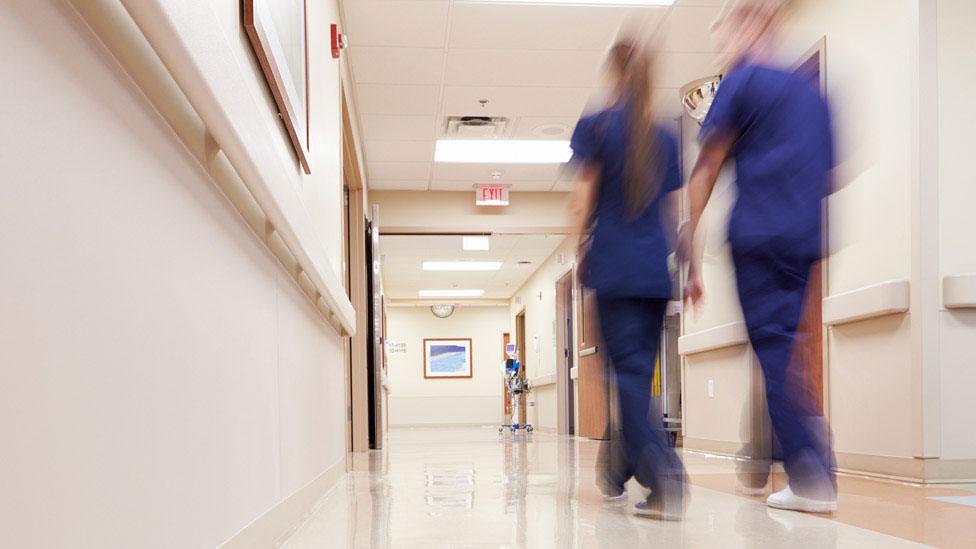 Hospital corridor