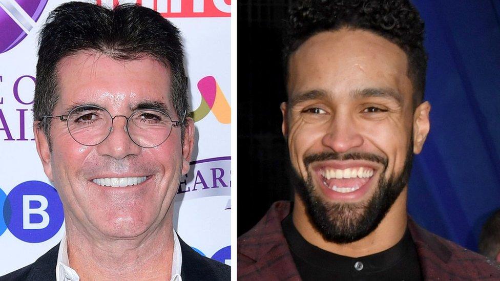 Simon Cowell and Ashley Banjo