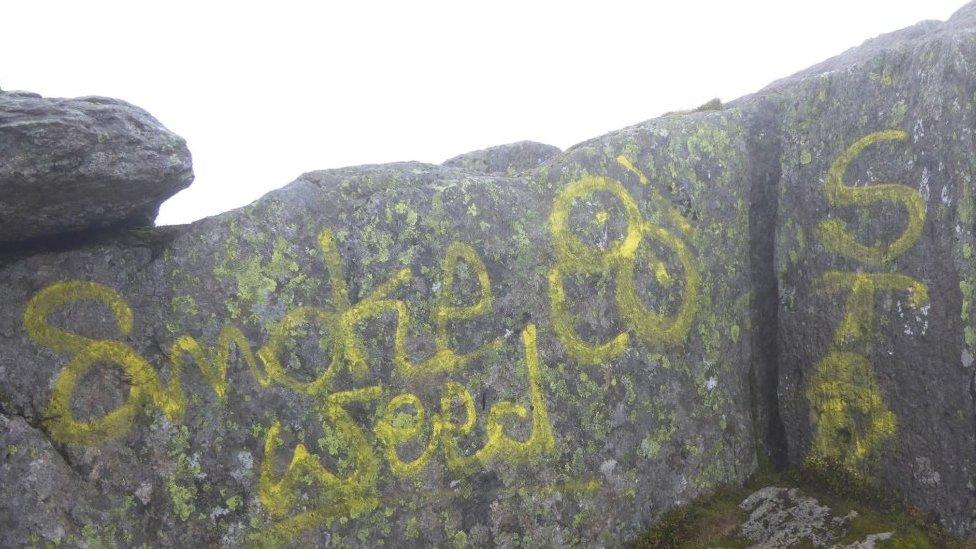 Graffiti Tryfan