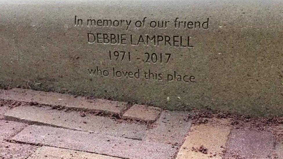 Memorial stone at Opera Holland Park