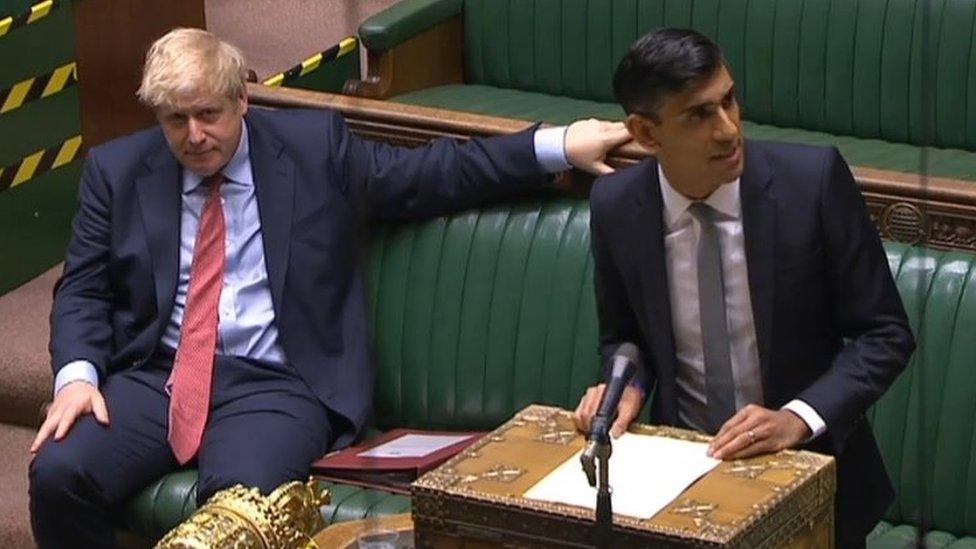 Boris Johnson and Rishi Sunak