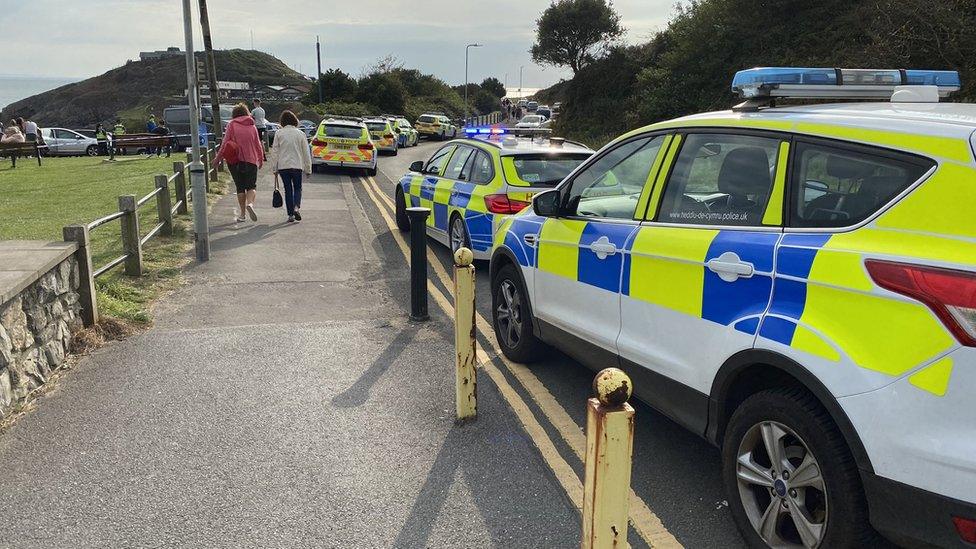 The incident at Bracelet Bay