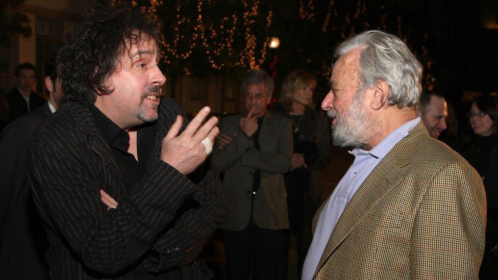 Tim Burton and Stephen Sondheim