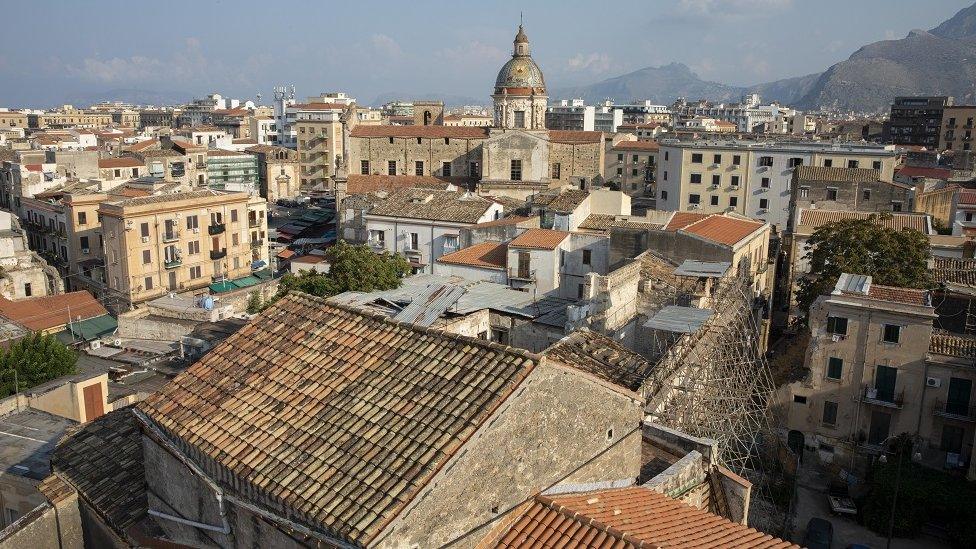 View of Palermo rooftops