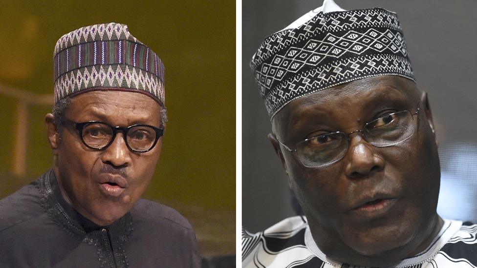 Muhammadu Buhari and Atiku Abubakar