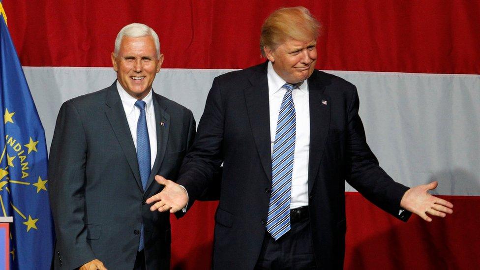 Pence and Trump