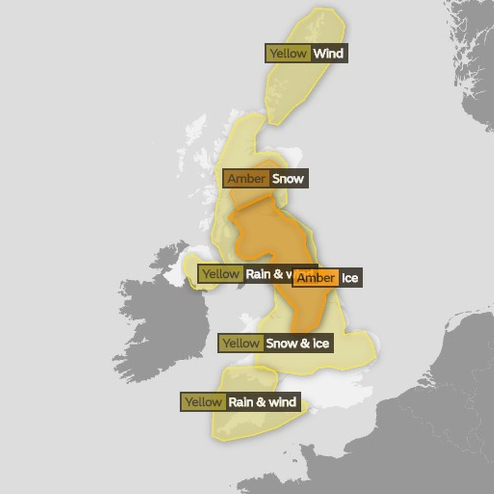 Met Office warnings