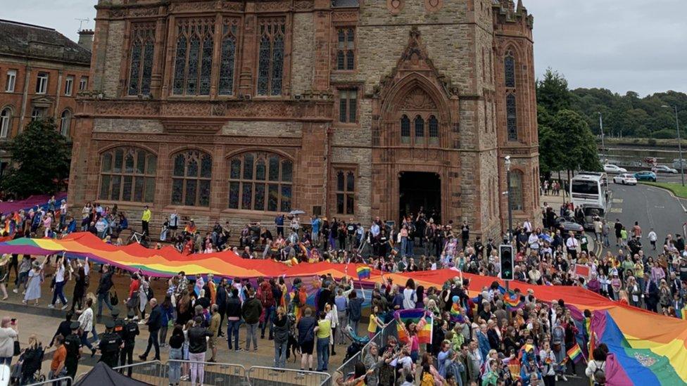 Parade at the Guildhall