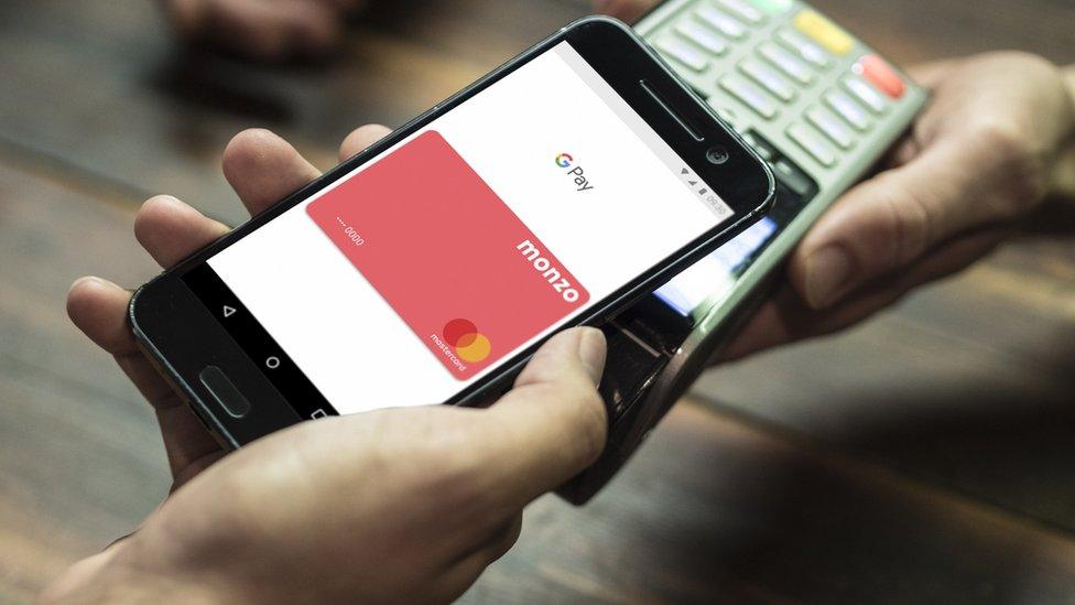 Monzo banking mobile-app